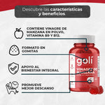 GOLI™| GOMAS NUTRITION VINAGRE DE MANZANA